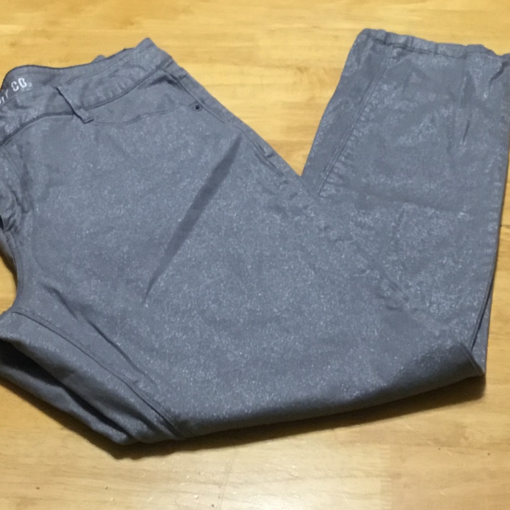 MOSSIMO Metallic Shimmer Skinny Pants